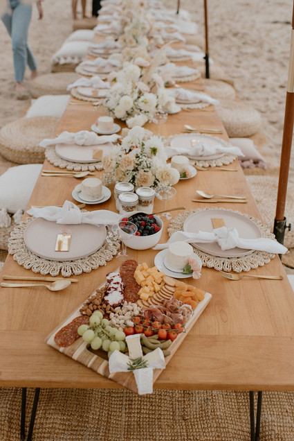 boho beach bridal shower Inspiration