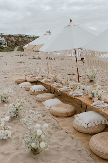 boho beach bridal shower