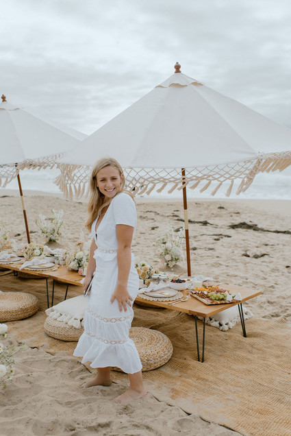 boho beach bridal shower