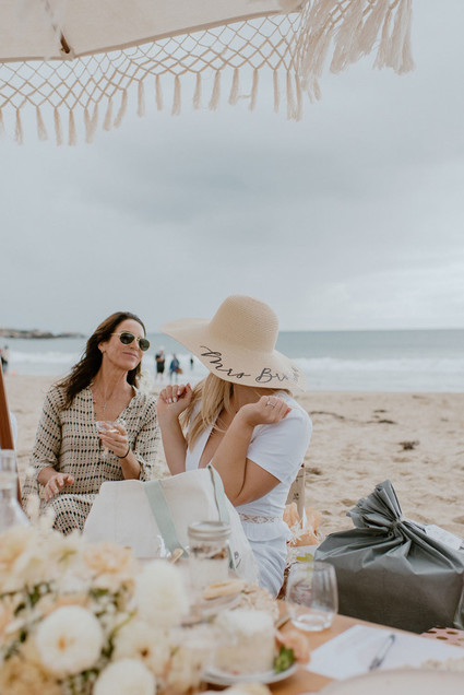 boho beach bridal shower