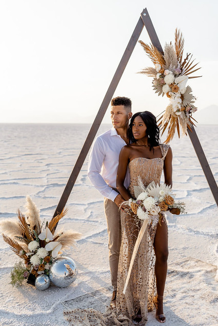 Anniversary shoot in the Salt Flats of Utah