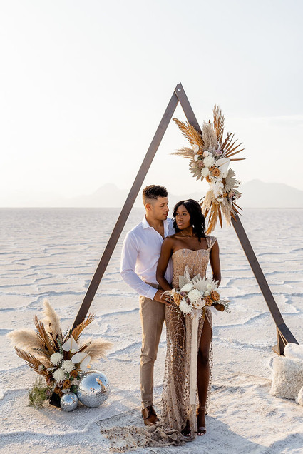 Anniversary shoot in the Salt Flats of Utah