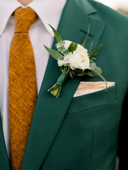 Palm Springs wedding boutonniere Inspiration