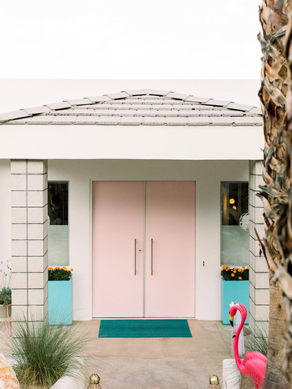 Palm Springs wedding house venue Inspiration