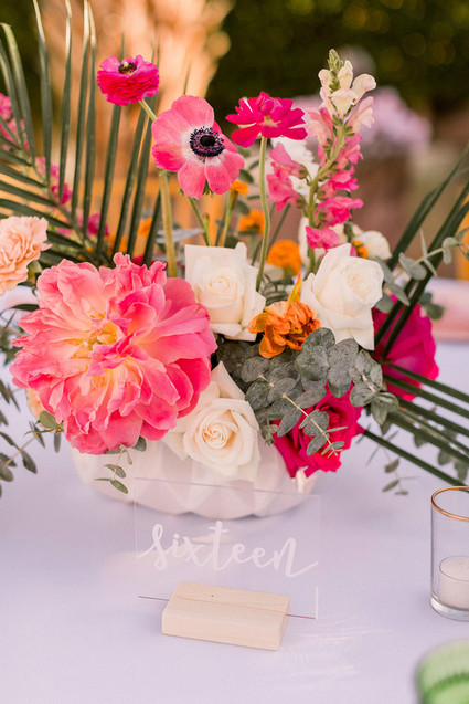Palm Springs wedding flowers Inspiration