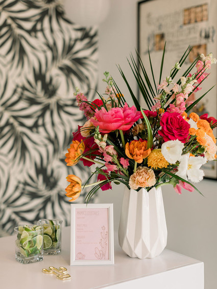 A Palm Springs wedding at a Mid-Century home Wedding Inspiration