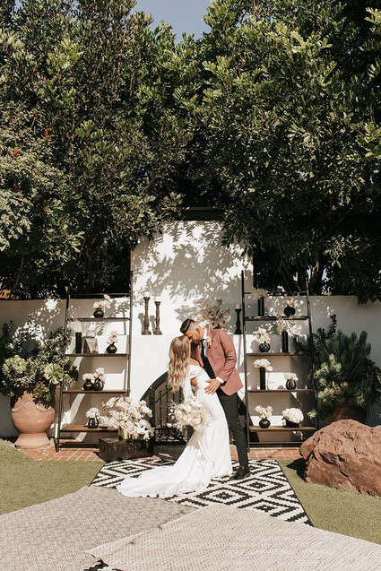 modern California elopement Inspiration