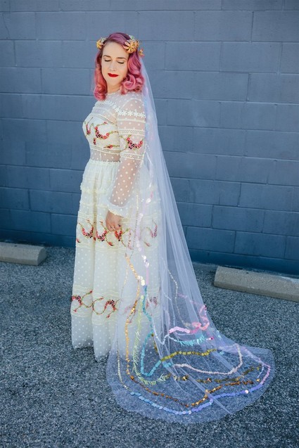 indie bridal gown