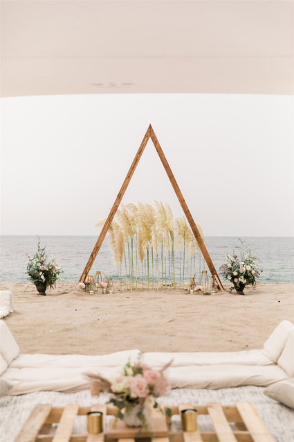 California beach wedding