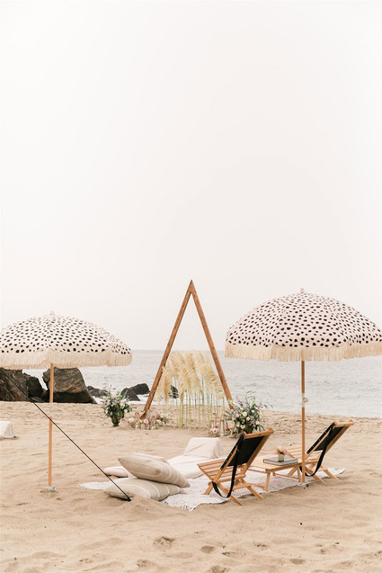 California beach wedding