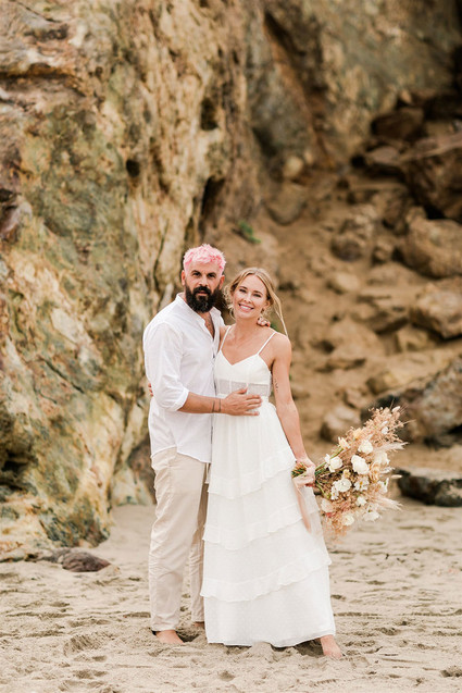 California beach wedding