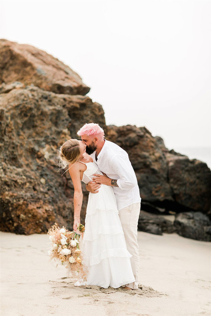 California beach wedding