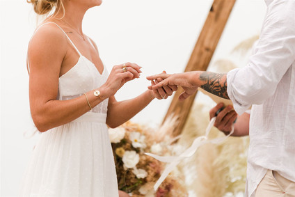 California beach wedding