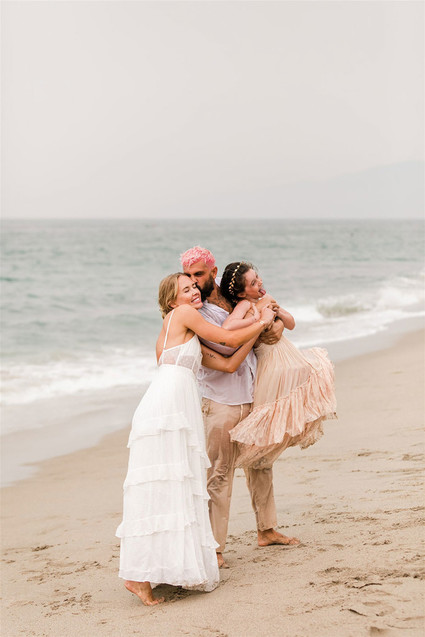 California beach wedding