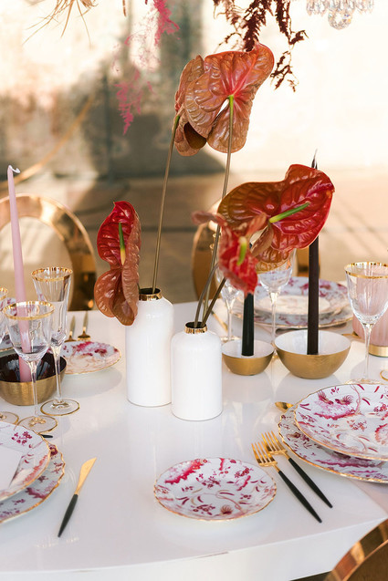 Dreamy pink wedding inspiration by the Roman Forum Wedding Inspiration