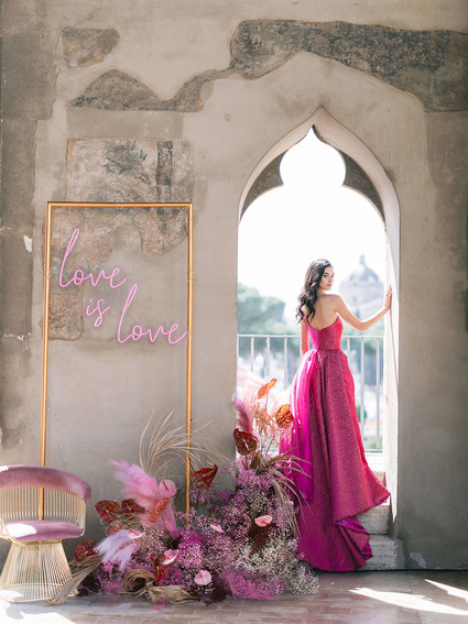 pink wedding inspiration
