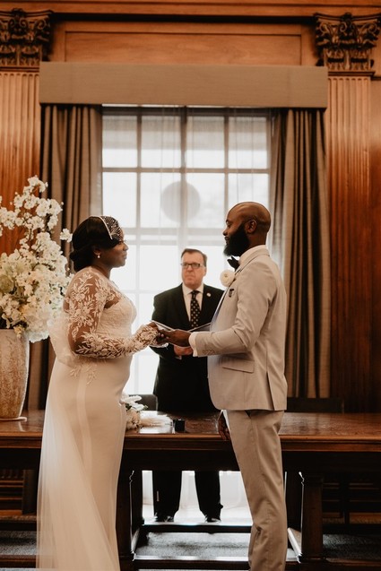 stylish London wedding