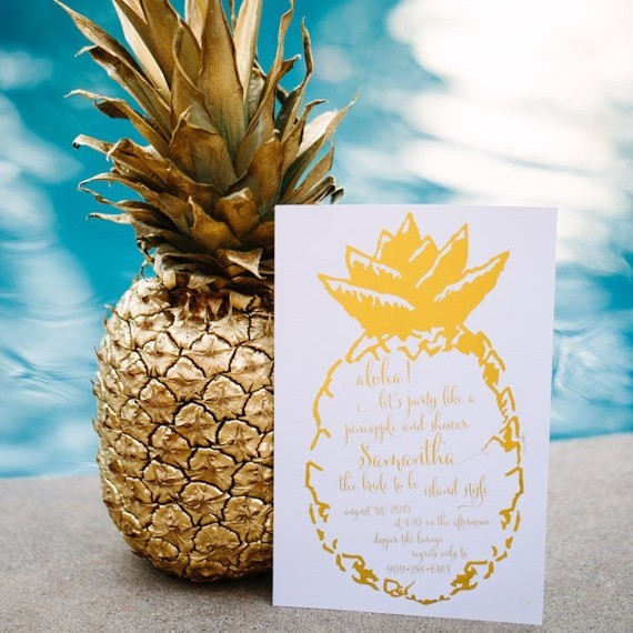 Aloha Themed Bridal Shower