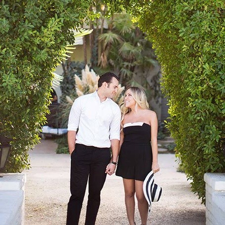 Modern Palm Springs Engagement