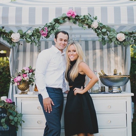 Parisian Themed Garden Engagement Party