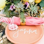 Tropical Southern California Bridal Shower