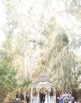 California Garden Estate Wedding Ceremony