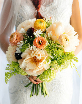 Peach bouquet