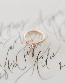 vintage style marquise diamond engagement ring