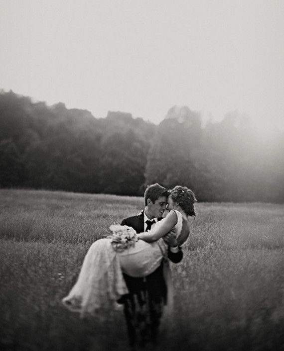 Black and white portrait