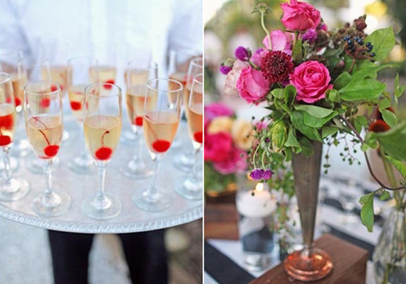 Cherry champagne