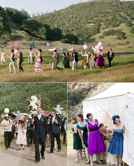 Whimsical Outdoor Wedding