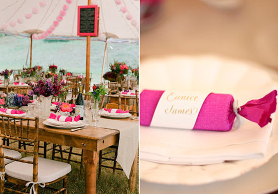 Whimsical Outdoor Wedding Tablescape