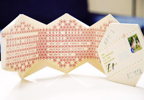 Geometric Invitations Inspiration