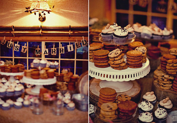 Rustic Wedding Dessert Table