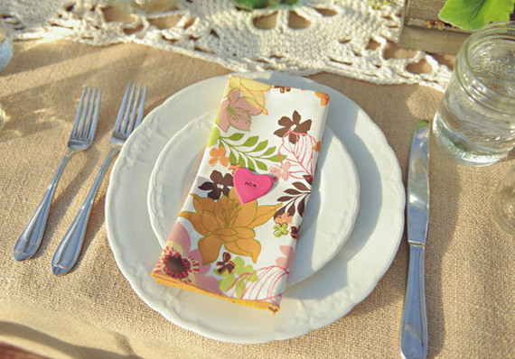 Farm Wedding Place Setting