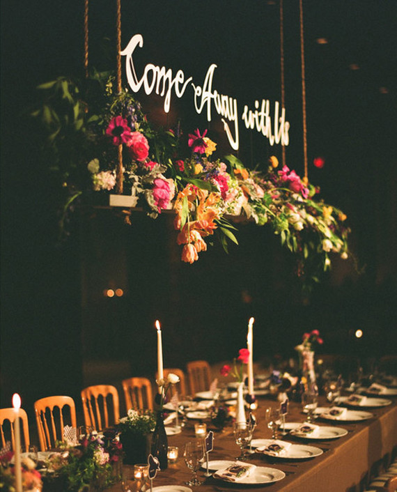 Vintage Travel Inspired Reception Decor