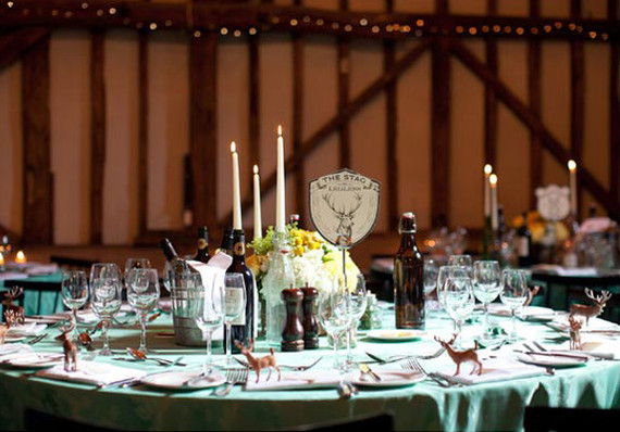 Woodsy English Tablescape