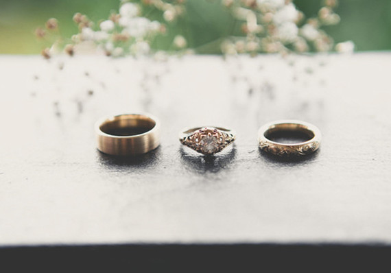 Vintage wedding rings