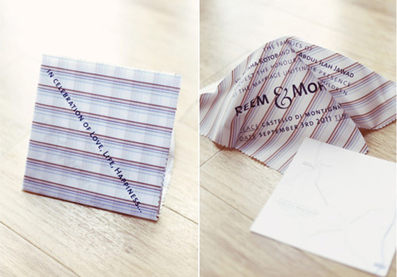 Handkerchief Invitation