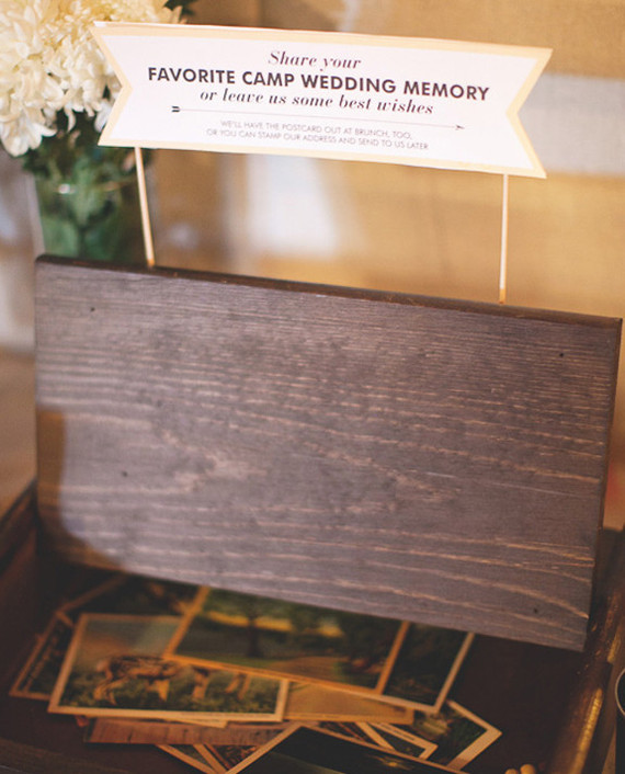 Camp Inspired Reception Decor