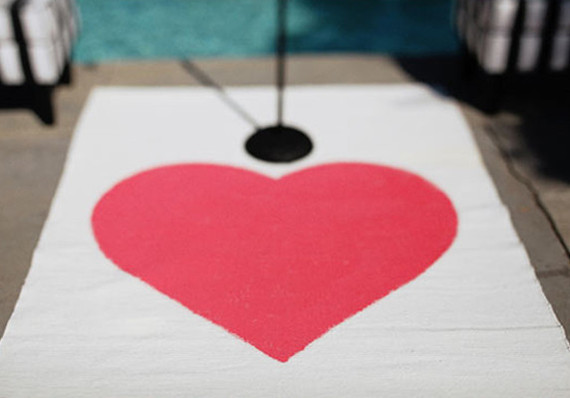 Heart Rug Altar Decor