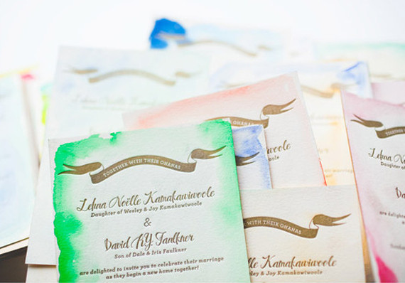 Water Color Invitations