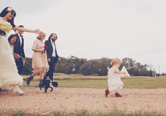 Bohemian Wedding Bridal Party Shot Inspiration