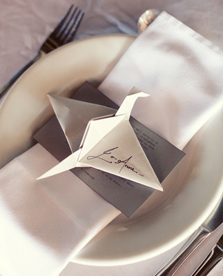 Origami Place Setting