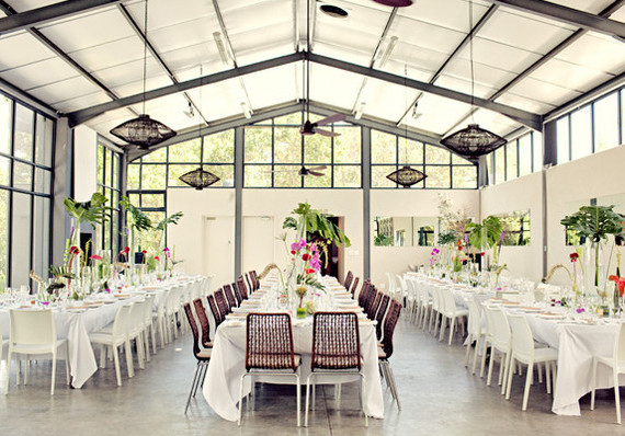 Greenhouse Wedding Reception