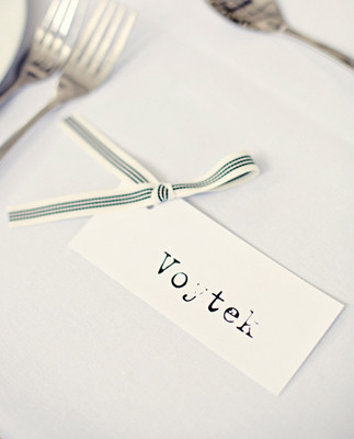 Type Print Placecards