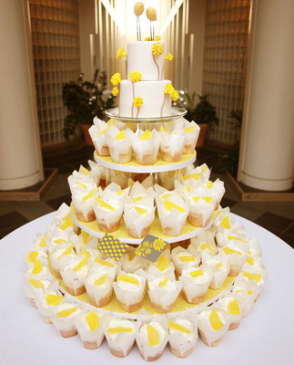Lemon Meringue Cupcake Tower