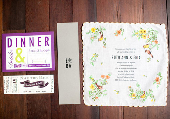 Handkerchief Invitation Design Inspiration