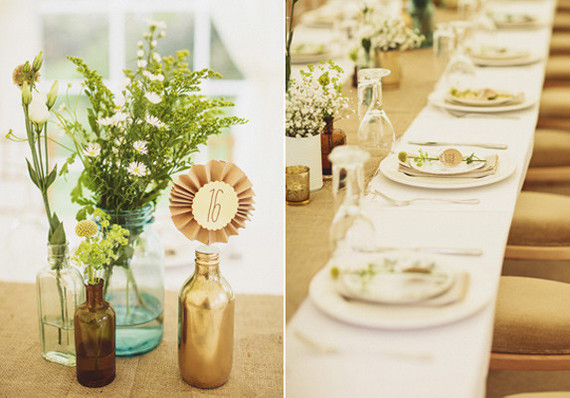 Woodland reception decor