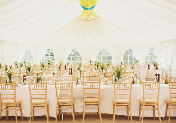 Tented reception